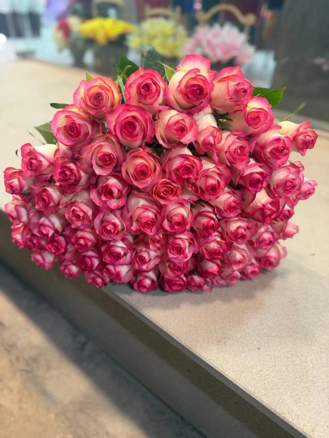 Bunch of pink roses | ծաղիկներ, ծաղկեպսակներ, բույսեր - առաքում Երևան