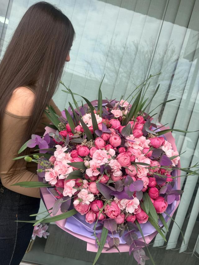 Pink bouquet | ծաղիկներ, ծաղկեպսակներ, բույսեր - առաքում Երևան