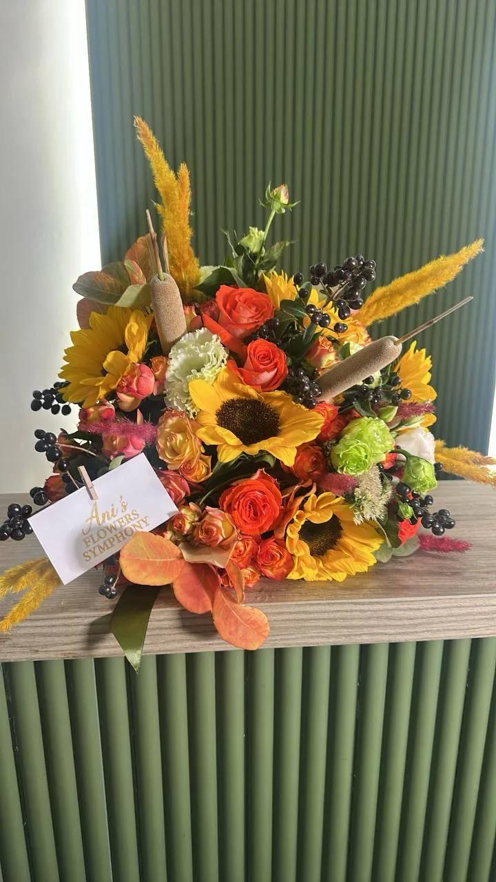 Autumn creative bunch | ծաղիկներ, ծաղկեպսակներ, բույսեր - առաքում Երևան