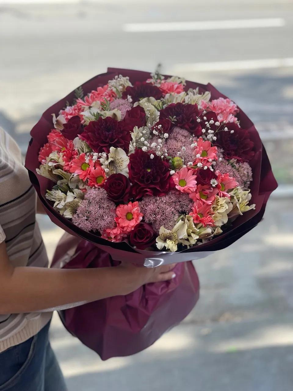Purple bouquet | ծաղիկներ, ծաղկեպսակներ, բույսեր Երևան