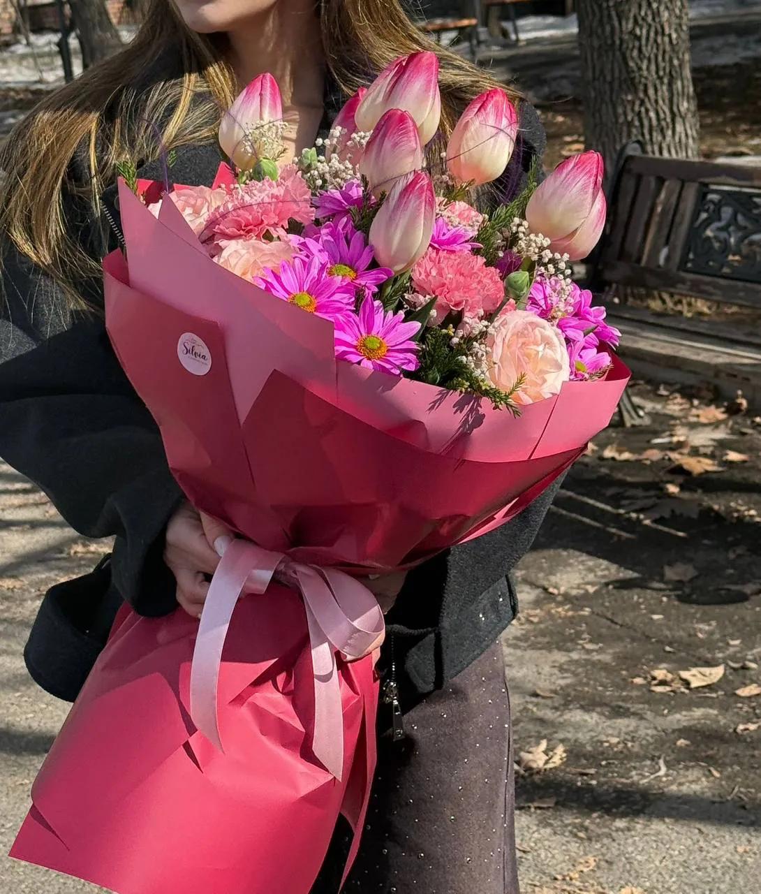 Элегантный цветочный микс | ծաղիկներ, ծաղկեպսակներ, բույսեր Երևան